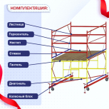 Вышка-тура  ВСП 2.0х2.0, Н-2.8м - stroymarket66.ru - Челябинск