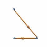 Подкос винтовой двухуровневый 4,5 м с оголовником - stroymarket66.ru - Челябинск