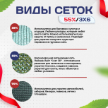 Сетка маскировочная "Стандарт" зеленая 3х6 м - stroymarket66.ru - Челябинск