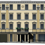 Фальшфасад сетка с изображением на строительные леса - stroymarket66.ru - Челябинск