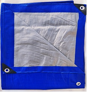 Тент Тарпаулин 180 г/м2 с люверсами   - stroymarket66.ru - Челябинск