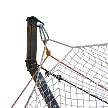 Защитно-улавливающая сетка (ЗУС) комплект кронштейн и 2 опоры с креплением - stroymarket66.ru - Челябинск