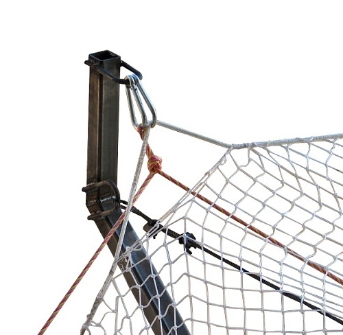 Защитно-улавливающая сетка (ЗУС) комплект кронштейн и 2 опоры с креплением - stroymarket66.ru - Челябинск